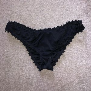 !!!Price Drop!!! Black Ruffle Bikini Bottom